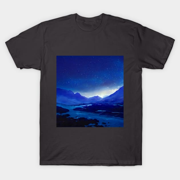 Night Sky T-Shirt by Vocan